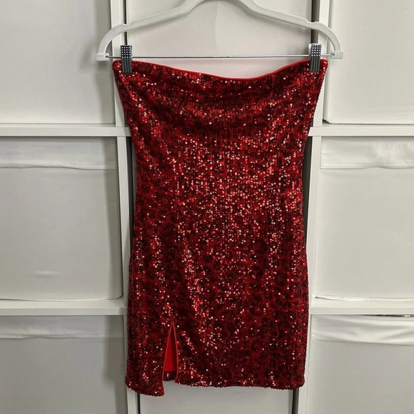 Superdown Revolve Irene Strapless Mini Dress - Picture 5 of 7